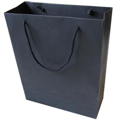 China China Manufacturer Rose Gold Square Bottom Thick Biodegradable Paper Bag Logo for sale