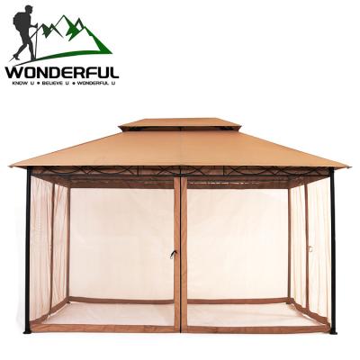 China Large Space Gauze Around Large Big Backyard Single Transparent Tent 6-8 Person Outdoor Camping Family for sale