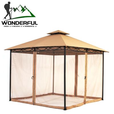 China Ordinary Large Space Fabric Glamping Frame Flame Retardant Transparent 6-8 Mesh 6-8 Person Camping Outdoor Tent for sale