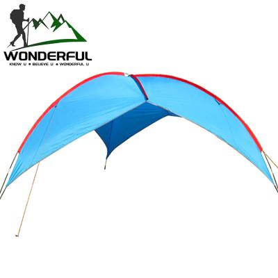 China Mobile home 3 4 person waterproof UV protection sunshade sunshade awning camping tent outdoor folding tent large for sale