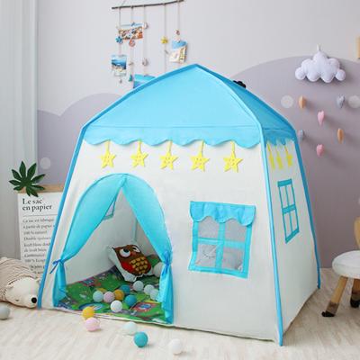 China Diagonal Brace Type 210D Portable Outdoor Folding Lightweight Indoor Oxford Pop Up Pink Princess Girl Baby Toy Play House Children Tent for sale