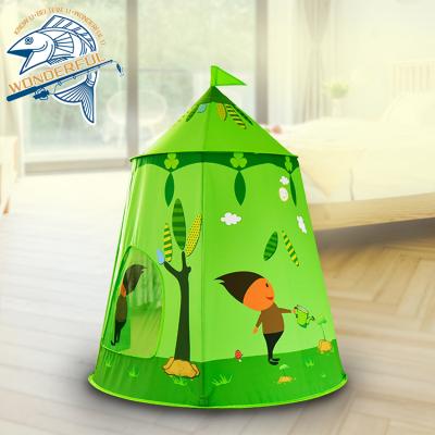 China Straight Tying Type Portable Folding Indoor Outdoor Small Children Play Room Mongolian Kids Pop Up Toy Tents for sale