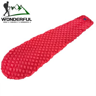 China Outdoor activities factory camping customized super portable outdoor single tent with mountaineering camping mattress waterproof air cushion for sale