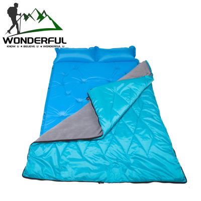 China Outdoor Portable Moisture-proof Thickened Automatic Tent Mat Inflatable Mattress Outdoor Activities PVC Lunch Break Double for sale