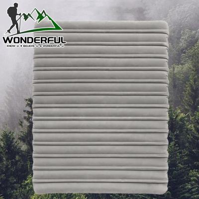 China Outdoor Activities Household Portable Single Hot Selling Double Thickened Travel Air Bed Portable Single Outdoor Inflatable Mattress for sale