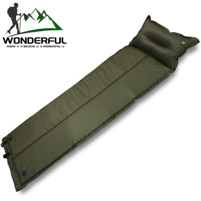 China Automatic Tent Moisture Proof Indoor Outdoor Single Mattress Camping Outdoor Activities Hospitality Inflatable Bed for sale