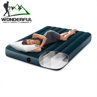 China Outdoor Activities Factory Moisture Proof Waterproof Potable Single Inflatable Camping Air Bed Air Mattress for sale