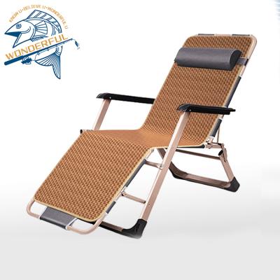 China Outdoor Camping Portable Lightweight Adjustable Cutout Outdoor Activities Folding Beach Lounger for sale