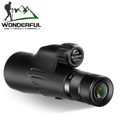 China Wholesale Hot Sale Outdoor Activities 30X50 Design Zoom Hd Telescope Mobile Phone Camera Monocular New for sale