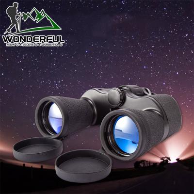 China Outdoor Activities Black Rubber Plastic Non-slip Grips Wholesale High Magnification Ultra Clear Bi-accord Binoculars for sale