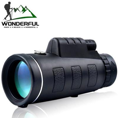 China Outdoor Activities 40X60 Low Light Night Vision Tripod Mobile Phone High-power High-definition Monocular for sale