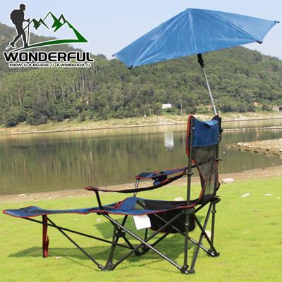 China China Promotional Ultralight Portable Sun Folding Sun Bed Cover Beach Outdoor Platform Chair With Umbrella for sale