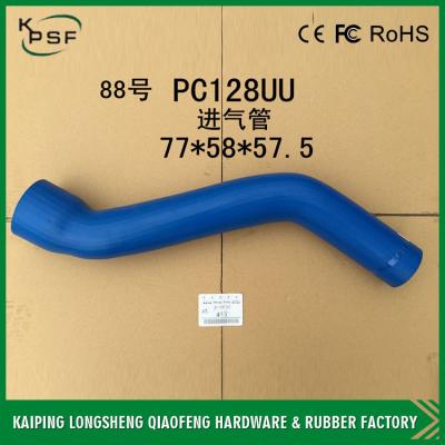 China Manguera de goma 77*58*57.5 del agua de los recambios del excavador de PC128UU KOMATSU en venta