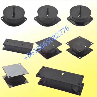 China Wheel Loader Anti - vibration Pad Rubber Engine Mounts / Excavator Spare Parts for sale