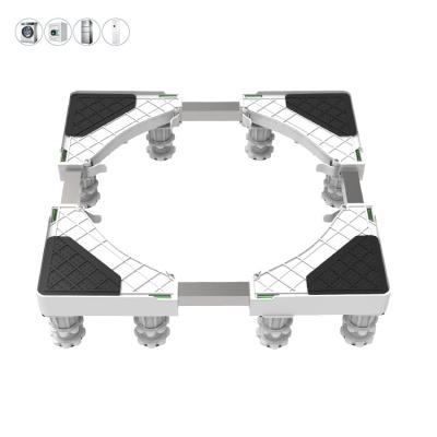 China Durable Fridge Rack With Adjustable Washing Machine Movable Base Rack Bracket for sale