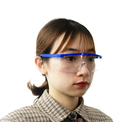 China High Definition PC Shield Safety Goggles Outdoor Working Anti-UV Black for sale