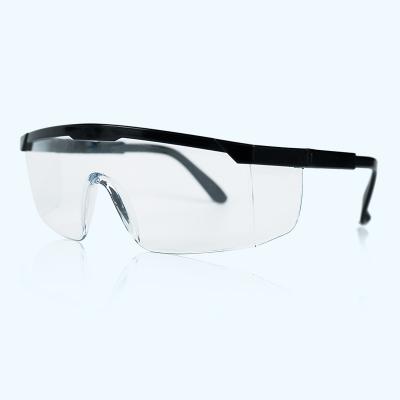 China High Definition PC Shield Safety Goggles Outdoor Working Anti-UV Black for sale