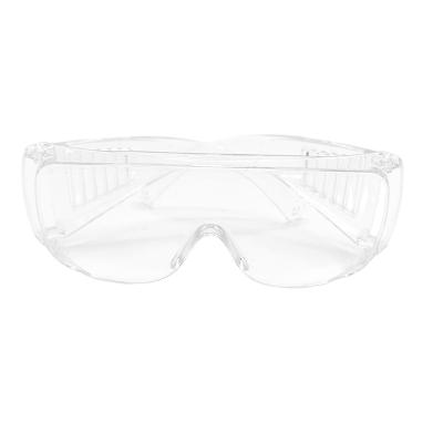 China PVC+PC /PVC+PET safety goggles for lab safety glasses plastic uv400 goggles for sale