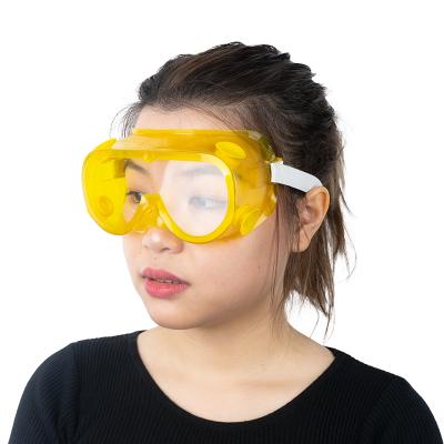 China Personal Care Safety Goggles Colorful Transparent Fog Goggles Windproof Goggles for sale