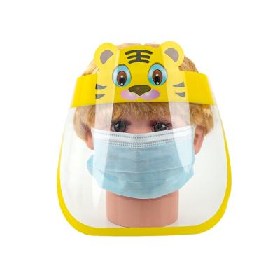 China Cartoon Pet Baby Safety Face Cover Transparent Shield Protective Fog Shields For Kids for sale