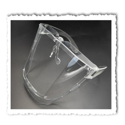 China high quality anti dust full face spray mask transparent glasses chemical fullface shield for sale