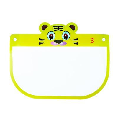 China Economical PET+sponge+elastic tape custom design face shield popular kids cartoon face mask for kids for sale