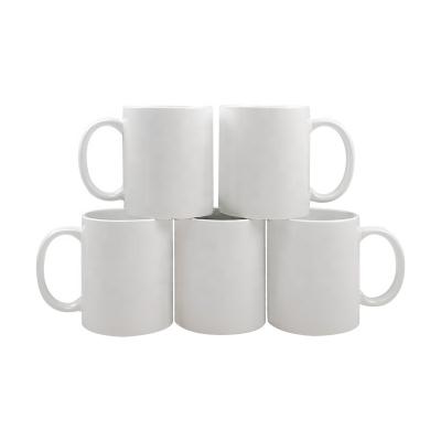 China Viable Wholesale Custom White Ceramic Mug 11oz Logo Mug Sublimation Coffee Mug Heat Transfer Mug for sale