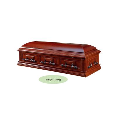 China American Style Economic Funeral Paulownia Casket Wood Funebri Cofani for sale