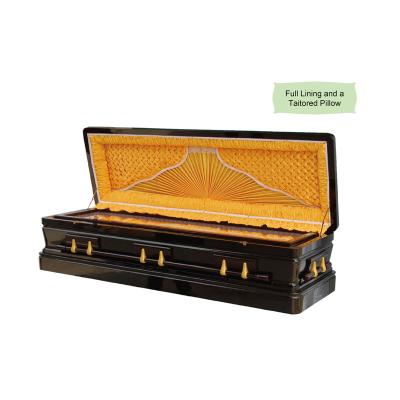 China European Style Sapele Wooden Caskets Cheap Solid Wood Amerikanischen Sarg Casket Manufacturer for sale