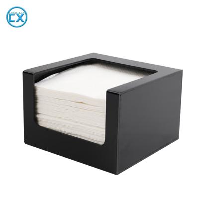 China Environmental Friendly and Recyclable Factory Is Cheap Customized Highly Transparent Acrylic Hotel Restaurant Napkin Tissue Boxes for sale