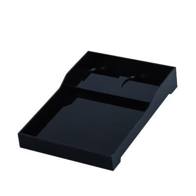 China Eco-friendly Ect Customized Acrylic Tray Products Hotel Disposable Product Storage Box for sale