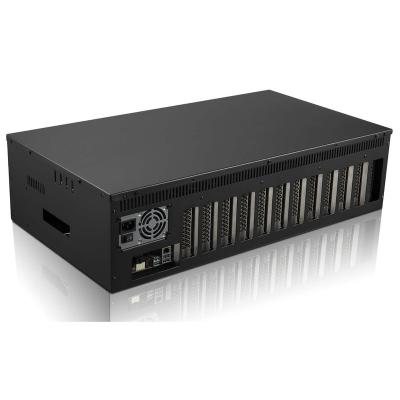 China High Quality Gaming Mute The Live Broadcast Game 12GPU Computer Case Without Other Parts Computer Chassis for sale