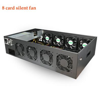 China High quality desktop 65mm 8GPU B85 mute the live broadcast gaming computer case 3080 suit 3090 computer chassis for sale