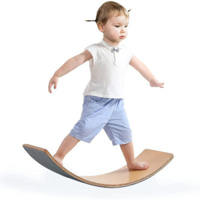 China Rocker Board Wood Panel Balance Body Natural Shimmy Wood for sale