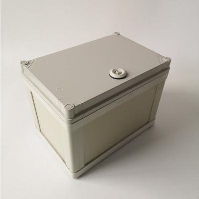 China Electrical Power Junction Box Outdoor Waterproof Large Distribution Box With Lock PVC Hinge Terminal Box Power Sealed Instrument Base Electrical Box for sale