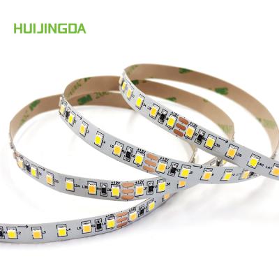 China Newcomer 12v 120Leds/m hotel-residence office 2835 SMD 5m two color flexible waterproof led strip /Smart strip light for sale