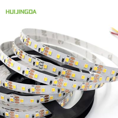 China Residential Hotel Garden Constant Power 12v 120Leds/m 5m Two Color 2835 Split In Strip Two Flexible Waterproof Led Strip /Smart Light for sale