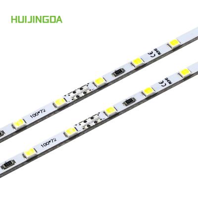 China wholesale cheap 4mm ultrathin light box FR4 12v 72LEDs/m 2835 led rigid light guide for ultrathin light box for sale