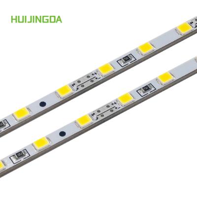 China Factory wholesale 3mm ultrathin 2835 light box pcb 12v 90LEDs/m led rigid light bar for ultrathin advertising light for sale