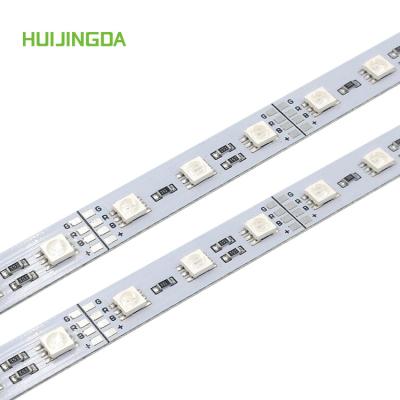 China Residential/KTV bar//factory wholesale SMD 5630 RGB 12v 60LEDs/m showcase led rigid light bar/smart strip lights for sale