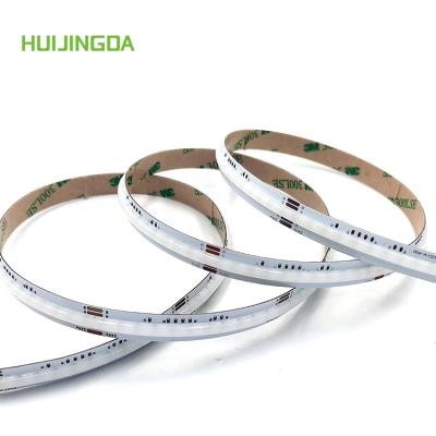 China High Density Flexible LANDSCAPE 12v 24V 8mm COB LED Strip IP20 576leds/m 14W/M RGB / Smart Strip Lights for sale