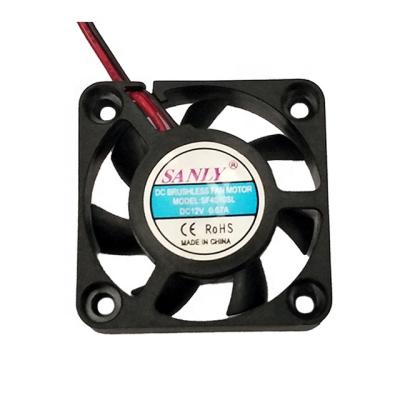 China Small DC 12V 24V Exhaust Fan Motor 40x40x10mm Air Cooling Plastic Brushless Fan For 3D Printer for sale