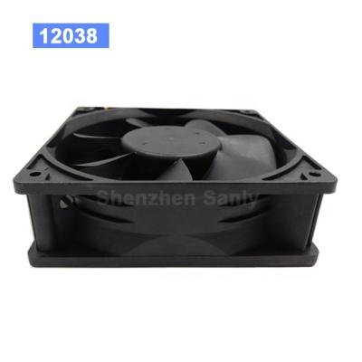 China Brushless Ventilation 120 MM 12038 12V 24V DC Small Axial Fan 120*120*38 mm for sale