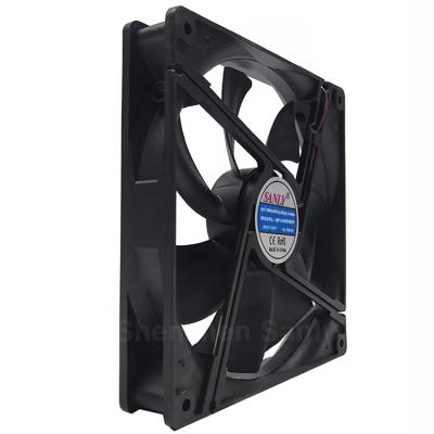 China ventilation & 140mm DC Fan 12V 14025 Small Cooling Fan 140x140x25mm for sale