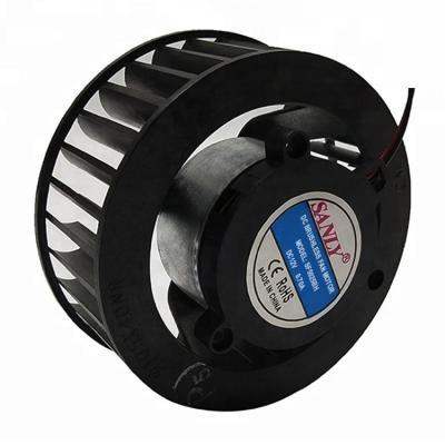 China Auto Plastic Return 105x40mm Centrifugal Flow 45.2CFM 24V Centrifugal Blower Fan for sale