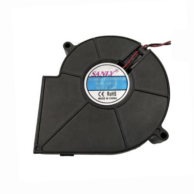 China 97X97X33mm Plastic DC 9733 12V Sleeve Bearing Fan Centrifugal Fan for sale