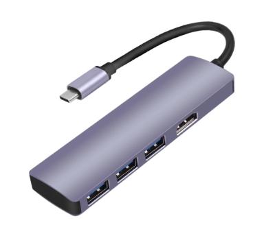 China ALLUMINUM ALLOY 4 IN 1 USB C HUB PY3U1H for sale