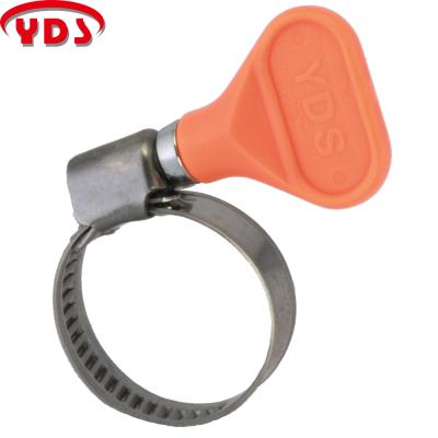 China Fixed Hose Stainless Steel Garden Hose Fittings Clamp For Hose Connector for sale