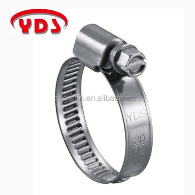 China German Type Worm Gear Water Pump Relief Pipe Hose Clamp Clamp for sale