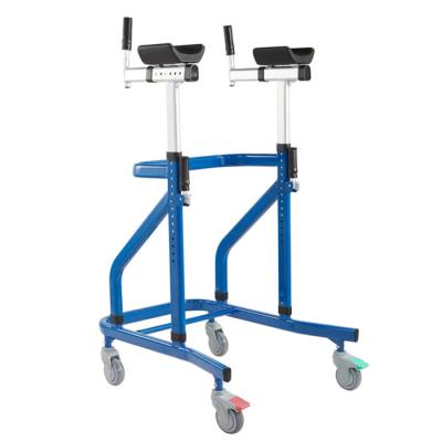 China Wholesale High Quality Heavy Duty Aluminum Alloy Height Adjustable Adult Walker With Padded Armrest for sale